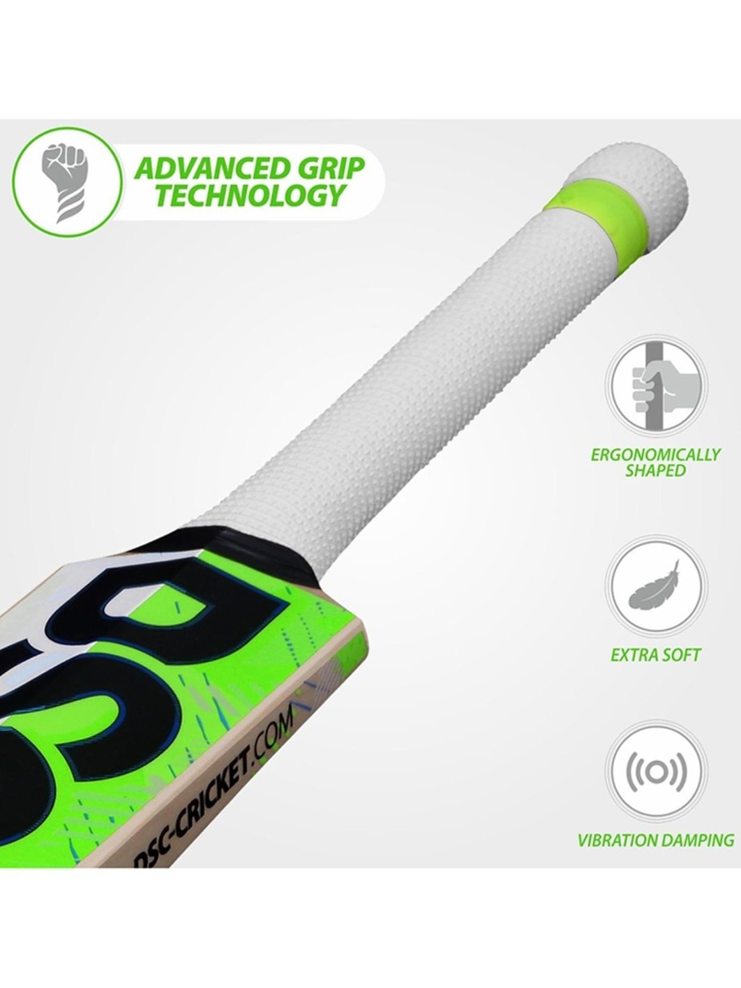 DSC Spliit 44 Kashmir Willow Cricket Bat Size - Mens