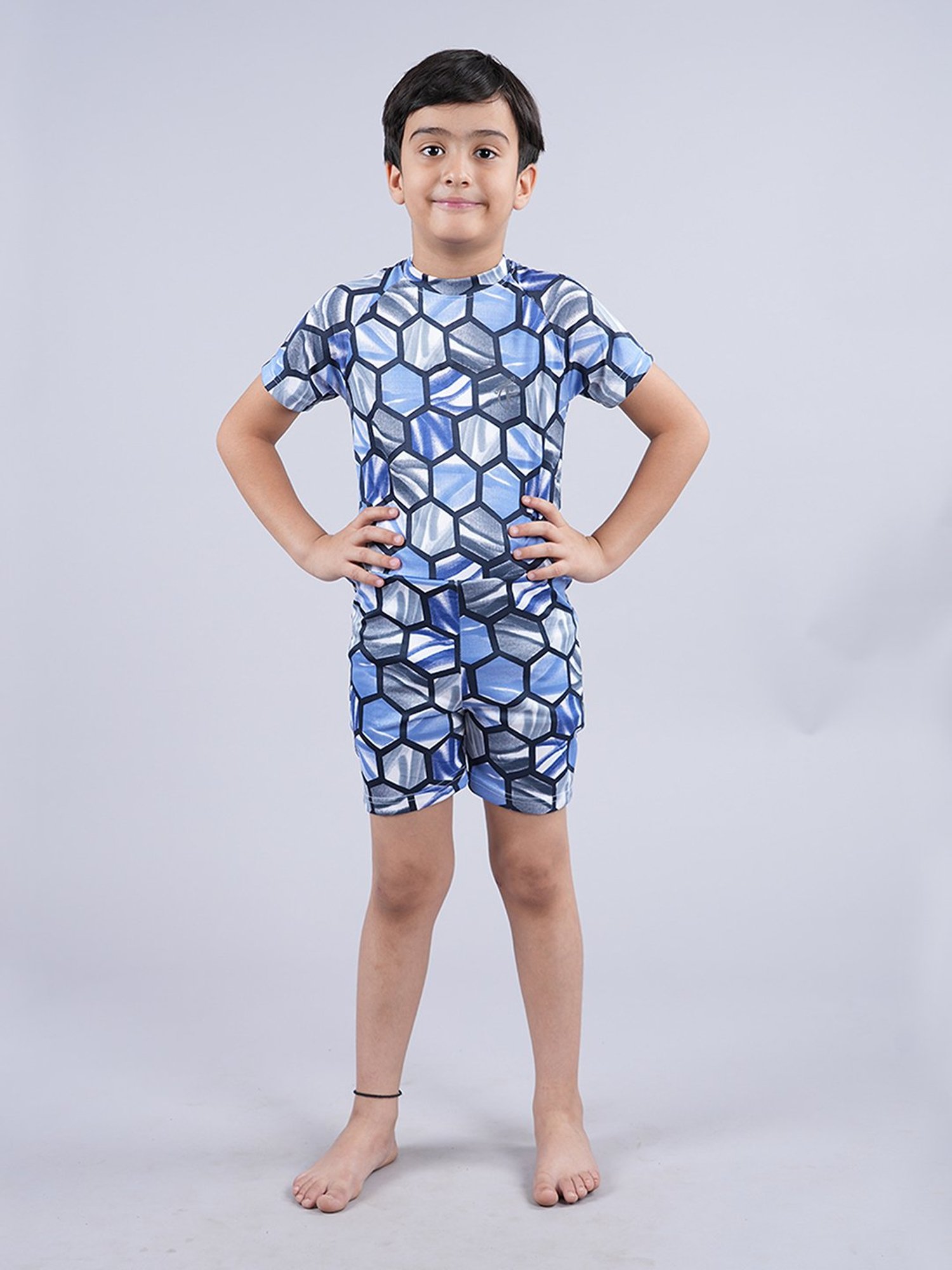 IO Kids Pink Printed Jammers