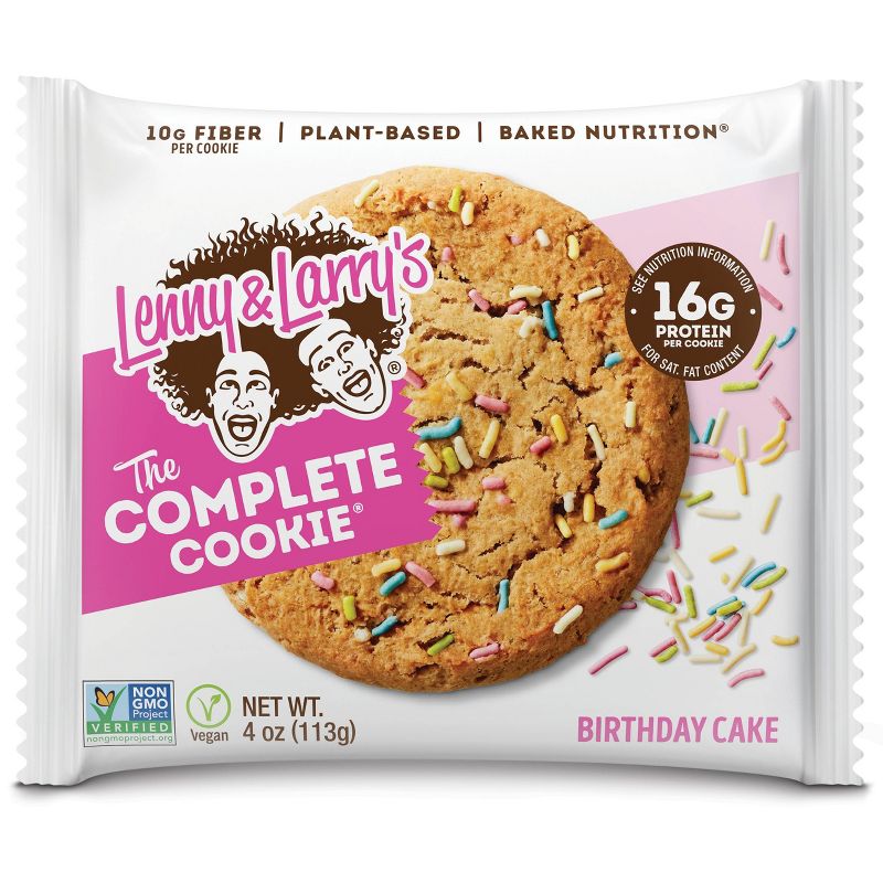 Lenny & Larry's Complete Vegan Cookie - Birthday Cake - 12ct