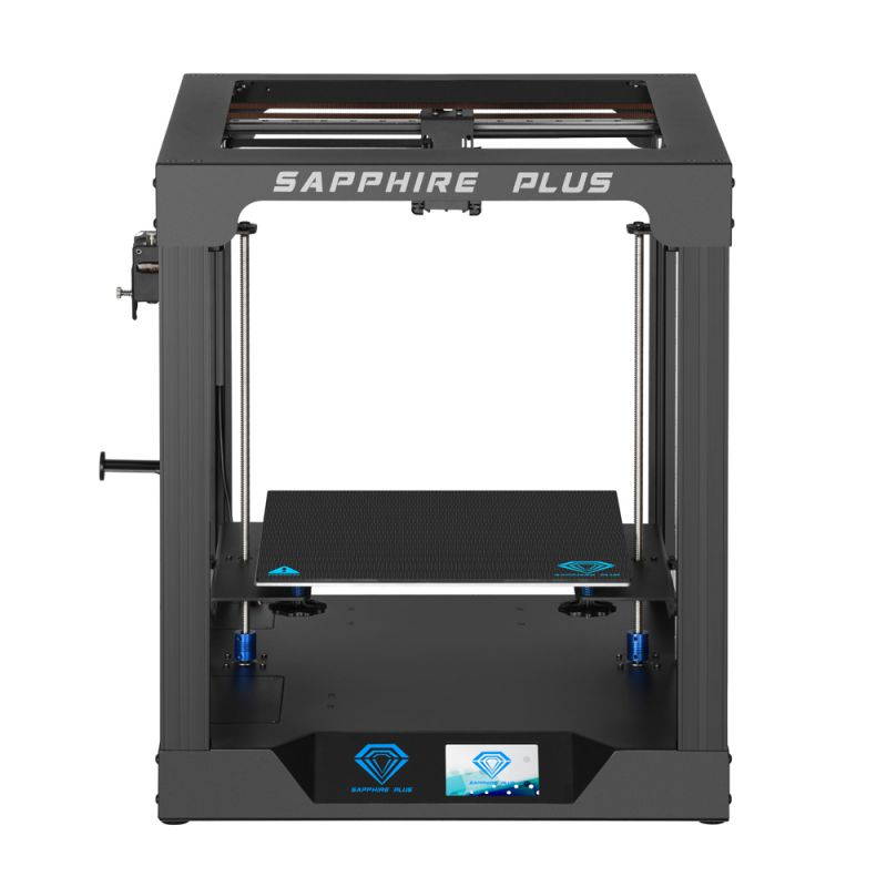 Twotrees 3D Printer FDM Sapphire Plus V1.1 CoreXY MKS TMC2225 Kits 3.5 Inch Touch Screen BMG Extruder and Suspended Filament Rack + free Test PLA Filament 11.81"(L)X11.81"(W)X13.78"(H) Printing Size