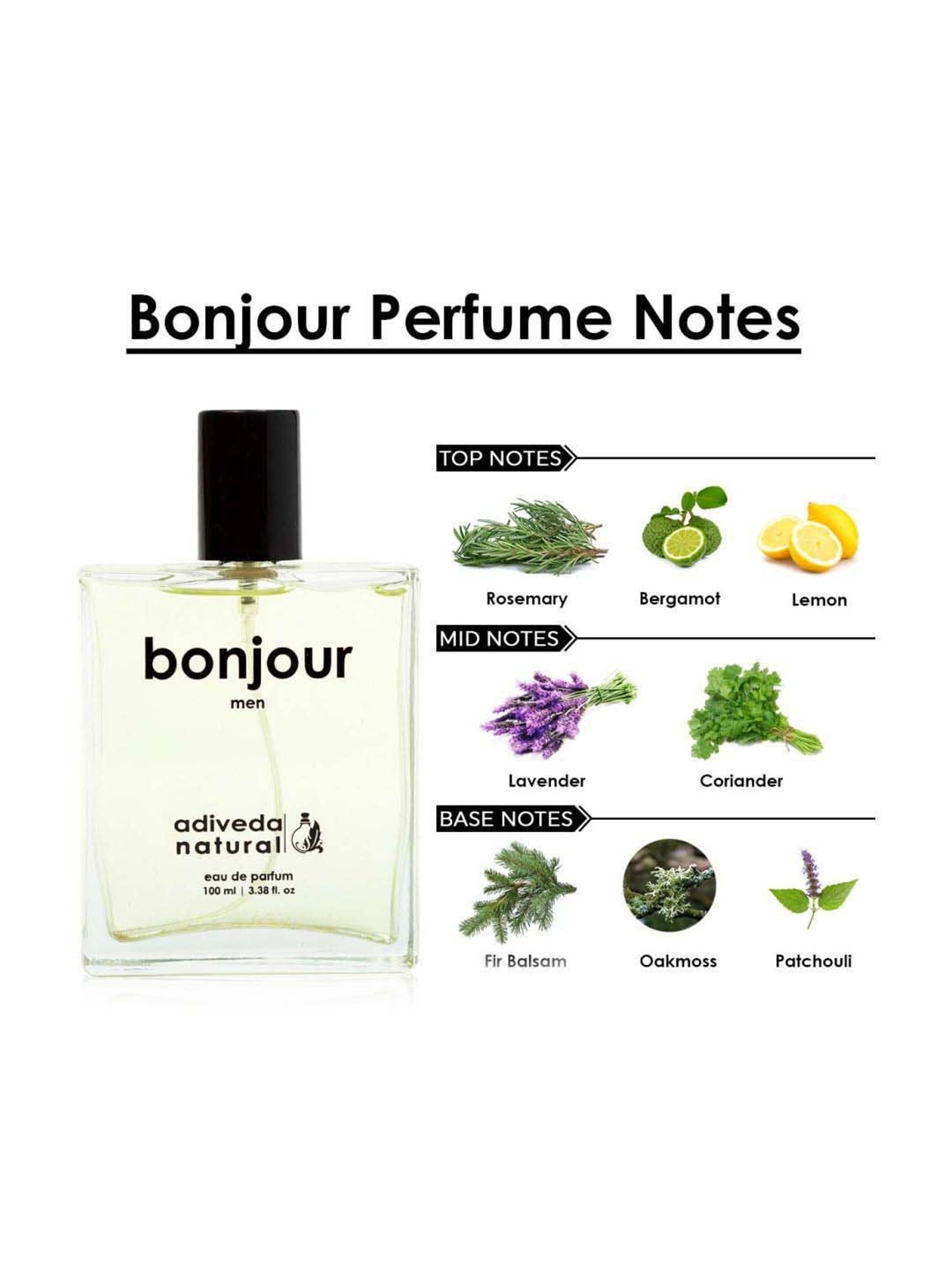 Adiveda Natural Bonjour & Boho For Men and Women Perfume Gift Set