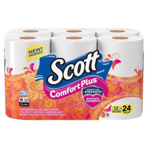 Kimberly-Clark Corp. 12Pk Sft Scott Tl Tissue 47618 Unit: EACH Contains 4 per case