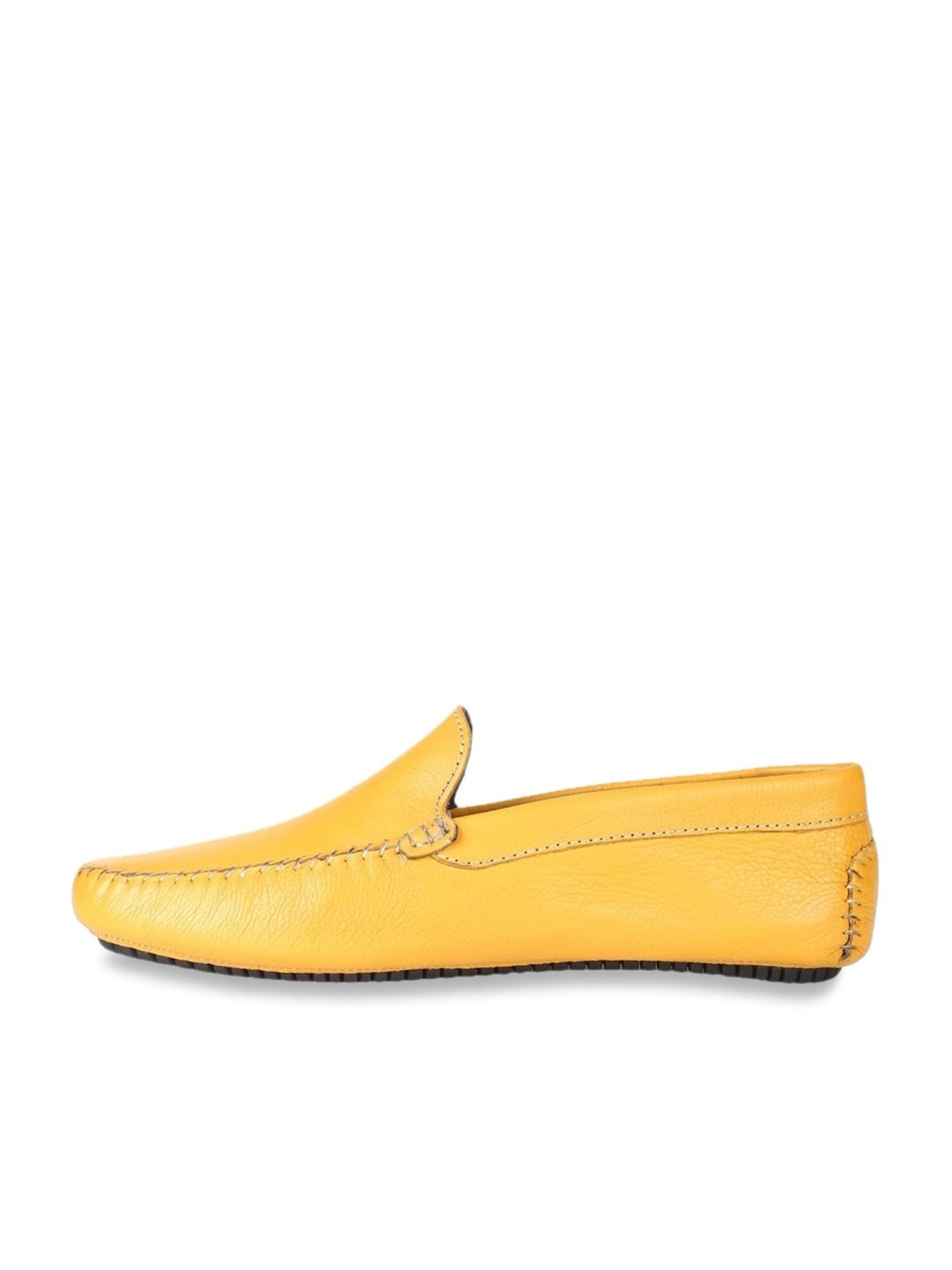Yoho Men's Anti Pain Archflex Yellow Loafers