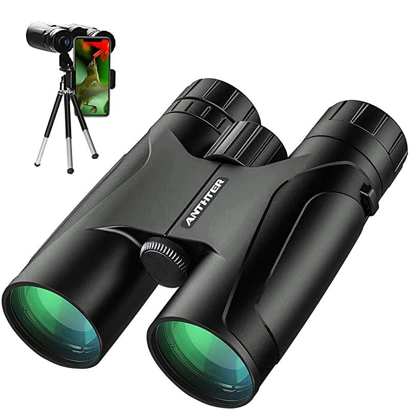 Powerful Binoculars High Power HD Binocular for Adults with Smartphone Holder amp Tripod Waterproof Binoculars with Durable and Clear FMC BAK4 Prism Binoculars for Bird Watching Camping Hiking