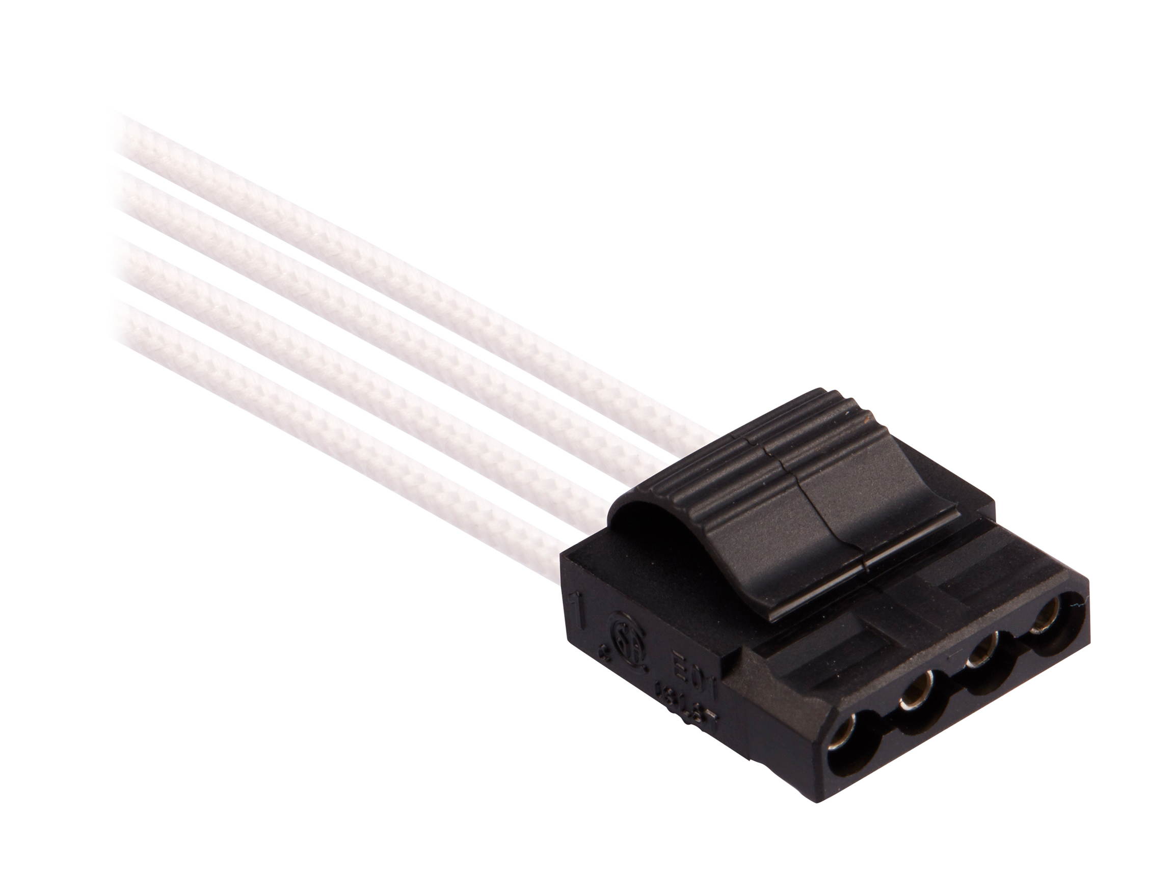 Micro Connectors 30cm Addressable RGB (ARGB) 1 to 4 Splitter Cable with/5 Male Pins (F04-04ARGB-30)