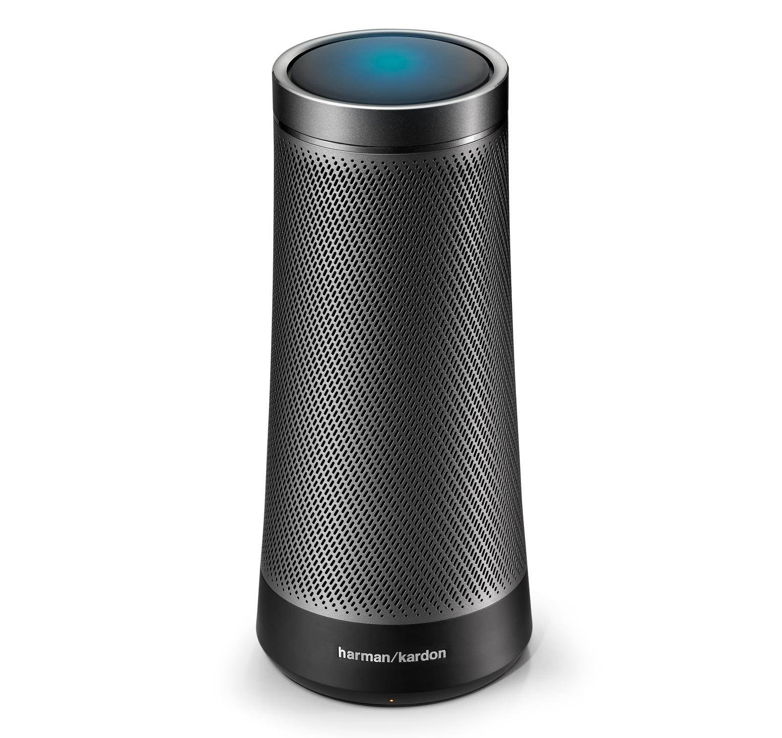 Harman Kardon INVOKE Voice-Activated Speaker with Cortana HKINVOKESILAM (Silver)