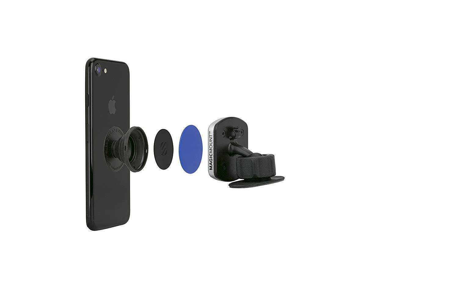 SCOSCHE MPRNDRK-SP MagicPlate PopSocket Compatible Metal Plates use Any MagicMount MagicMount Pro Mount