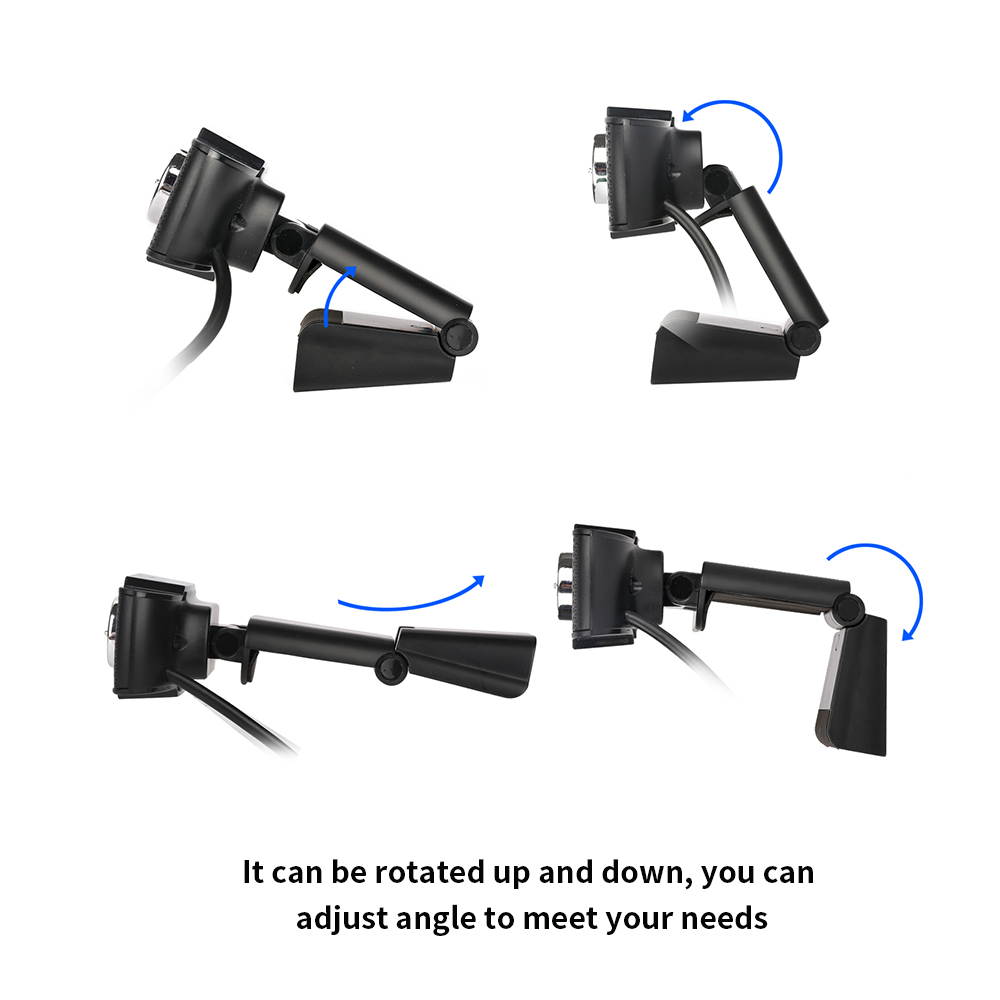 S20 Webcam HD 480P PC Camera with Absorption Microphone MIC for Skype for Android TV Rotatable Computer Camera USB Web Cam