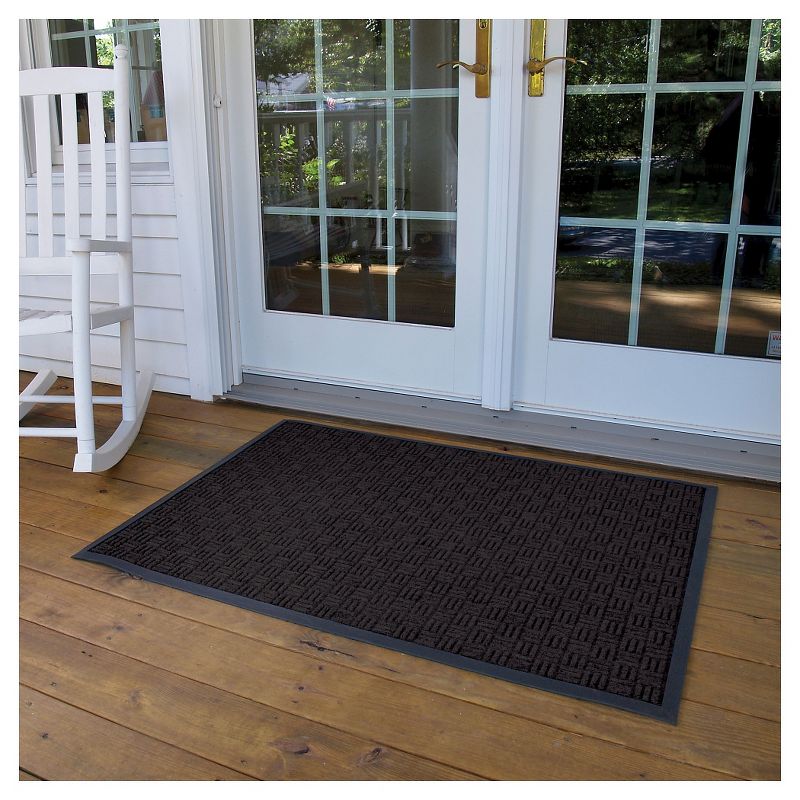 Charcoal Solid Doormat - (2'X3') - HomeTrax