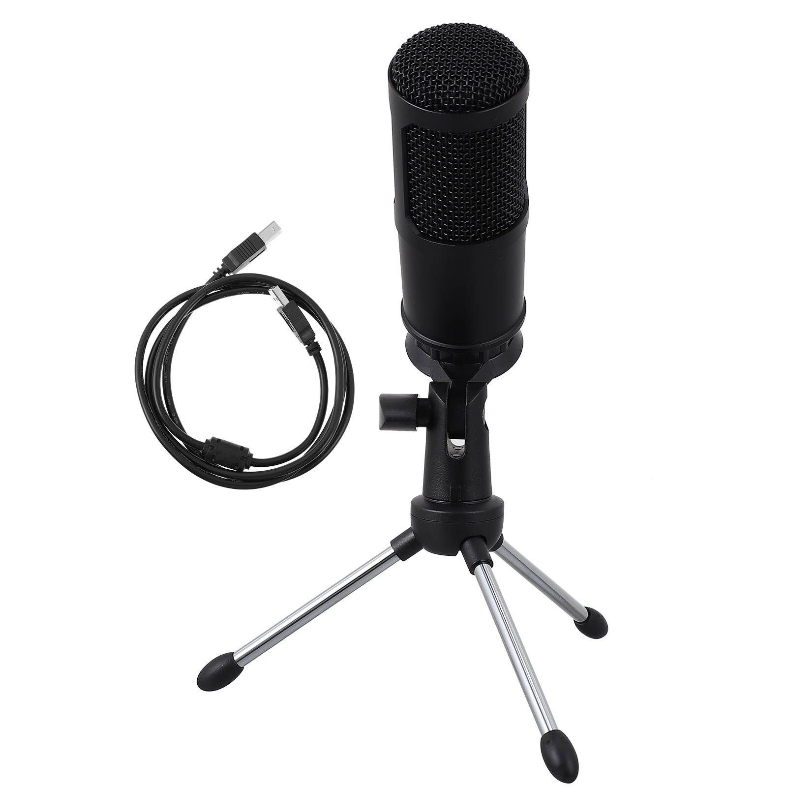 1 Set USB Bracket Microphone Office Home Stable Cardioid USB Condenser Microphone