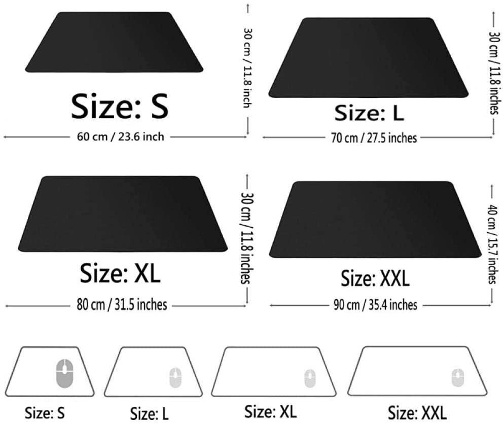 Gaming Mouse pad,Large Anime Girl The Quintessential Quintuplets Mousepad Gamer XL Mouse Pad Cartoon Computer Keyboard Mat Color 3 2XL(40x90cm)