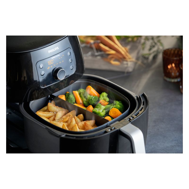 Philips Twin TurboStar Analog 4qt Airfryer XXL Black - HD9630/96