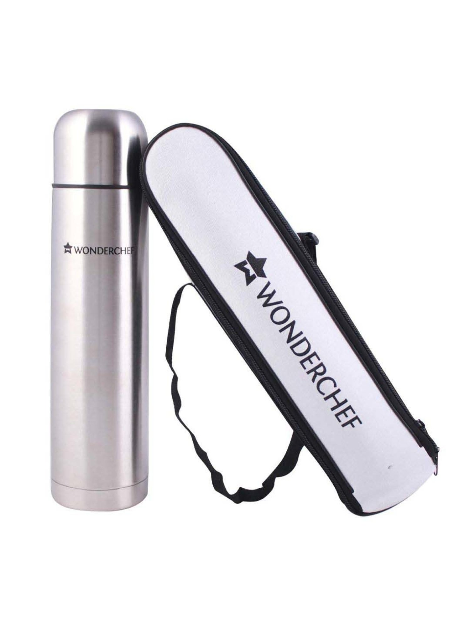 Wonderchef Double Wall Vacuum Insulated Flask with Travel Pouch