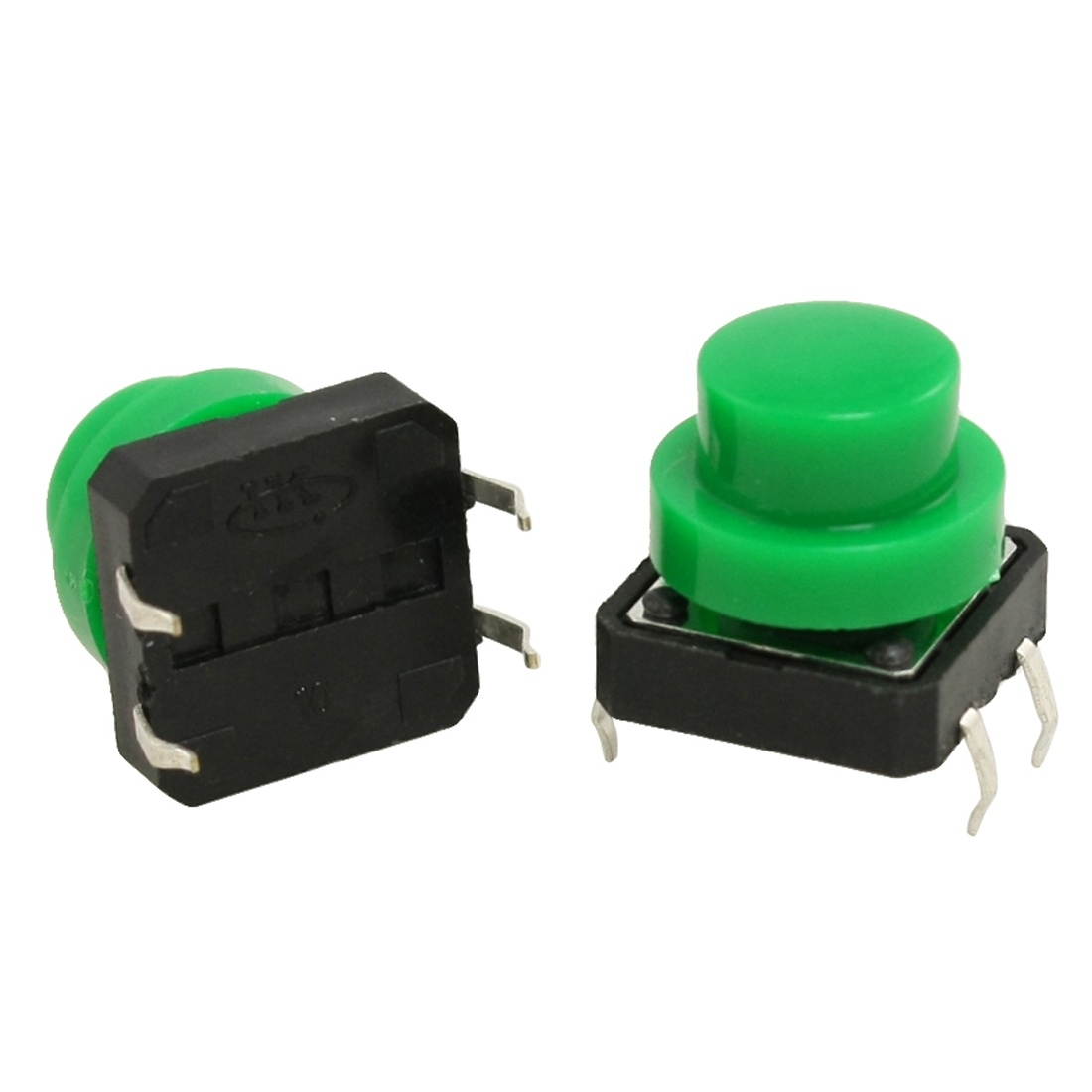 10 Pcs Panel PCB Momentary Tactile Push Button Switch 12x12x11mm 4 Pin DIP w Cap