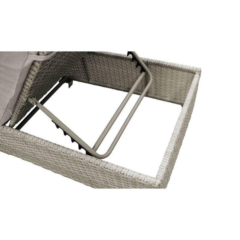 Fairmont 2pk Patio Chaise Lounges - Ash - TK Classics