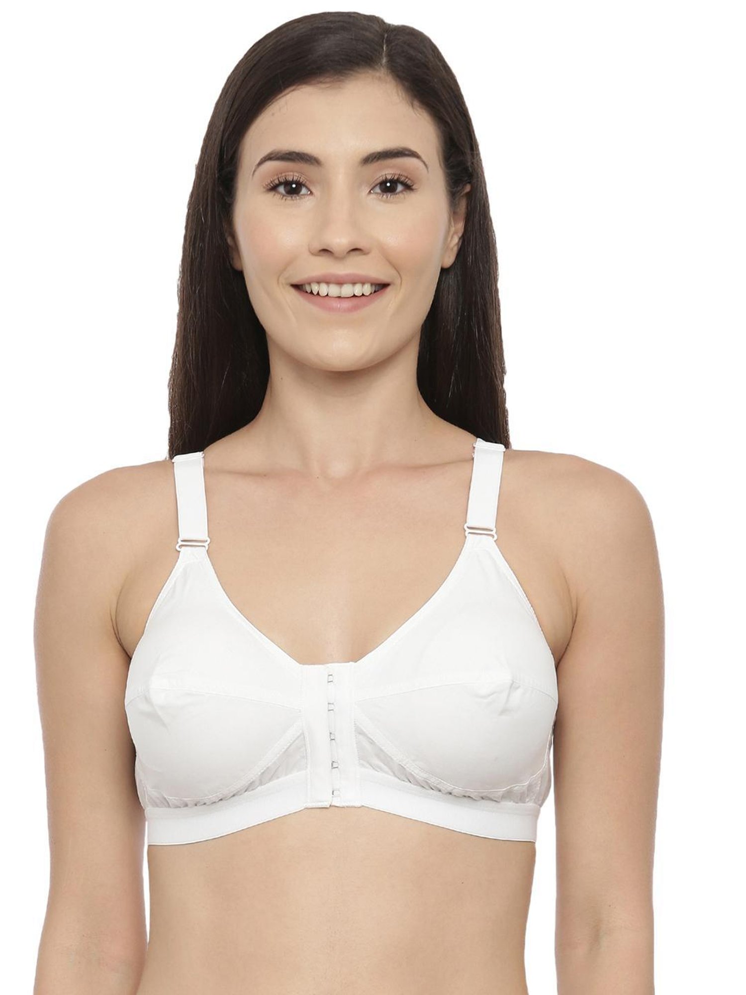 BLOSSOM White Full Coverage Front Open Bra