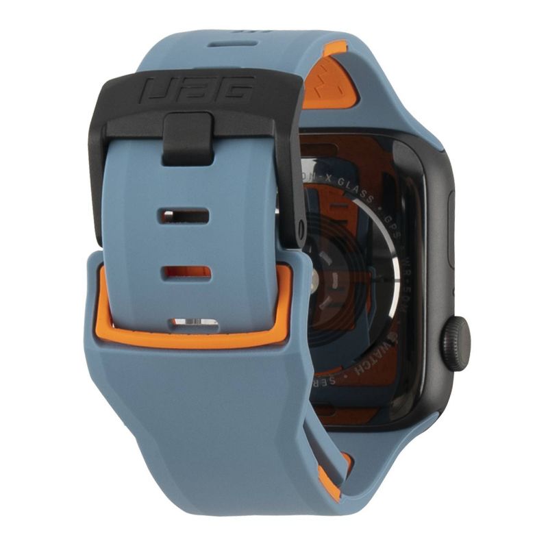 Urban Armor Gear (UAG) Apple Watch 42/44mm (Series 6/5/4 & Watch SE) Civilian Strap - Slate/Orange