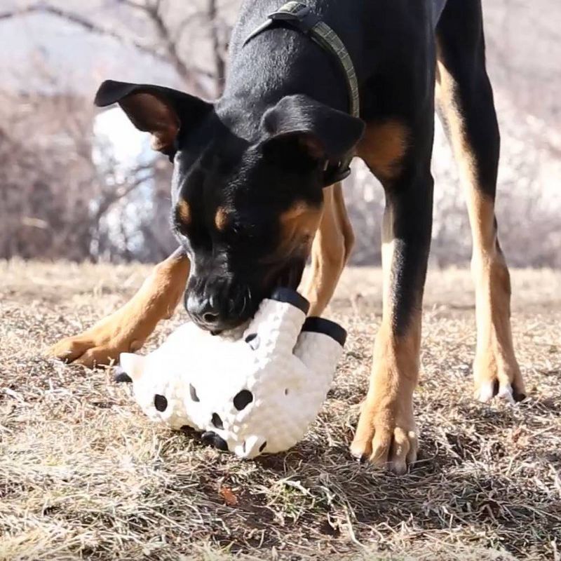 KONG Wiggi Cow Dog Toy - M