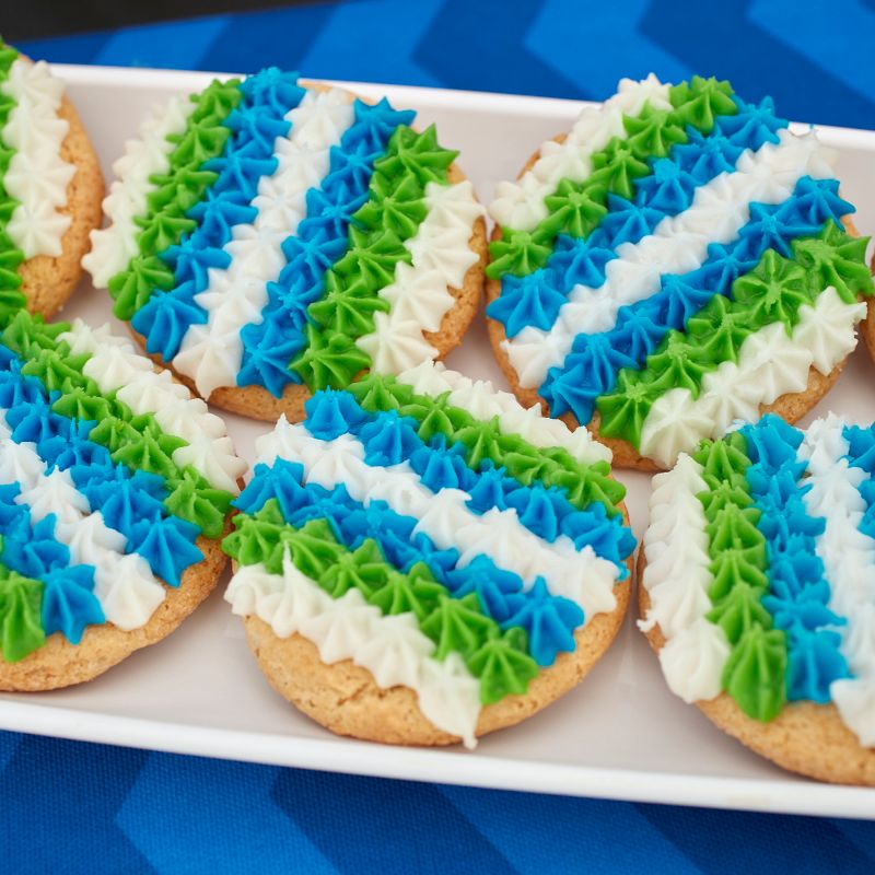 Wilton Blue Icing Pouch with Tips - 8oz