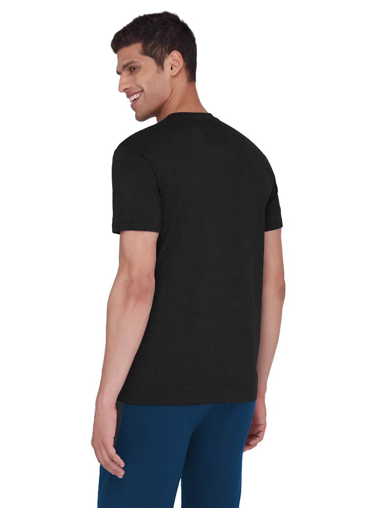 XYXX Charcoal Grey Round Neck T-Shirt