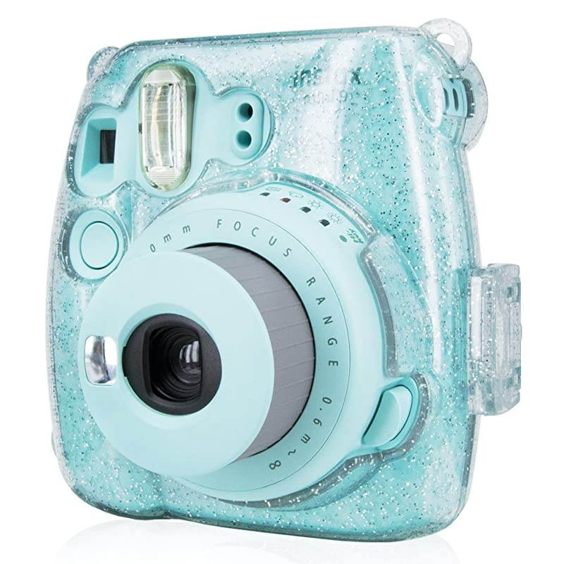 Protective Clear Case Compatible with Instax Mini 9Mini 8Mini 8+ Instant Camera Crystal