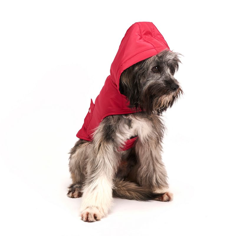 Royal Animals Dog and Cat Coat with Removable Hood - Pink - S