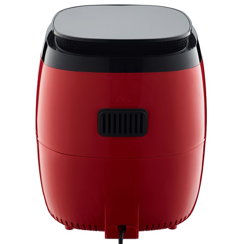 GoWISE USA GW22826-S 1500 Watt 5 Quart Digital Touchscreen Countertop Air Fryer with 8 Preset, Red