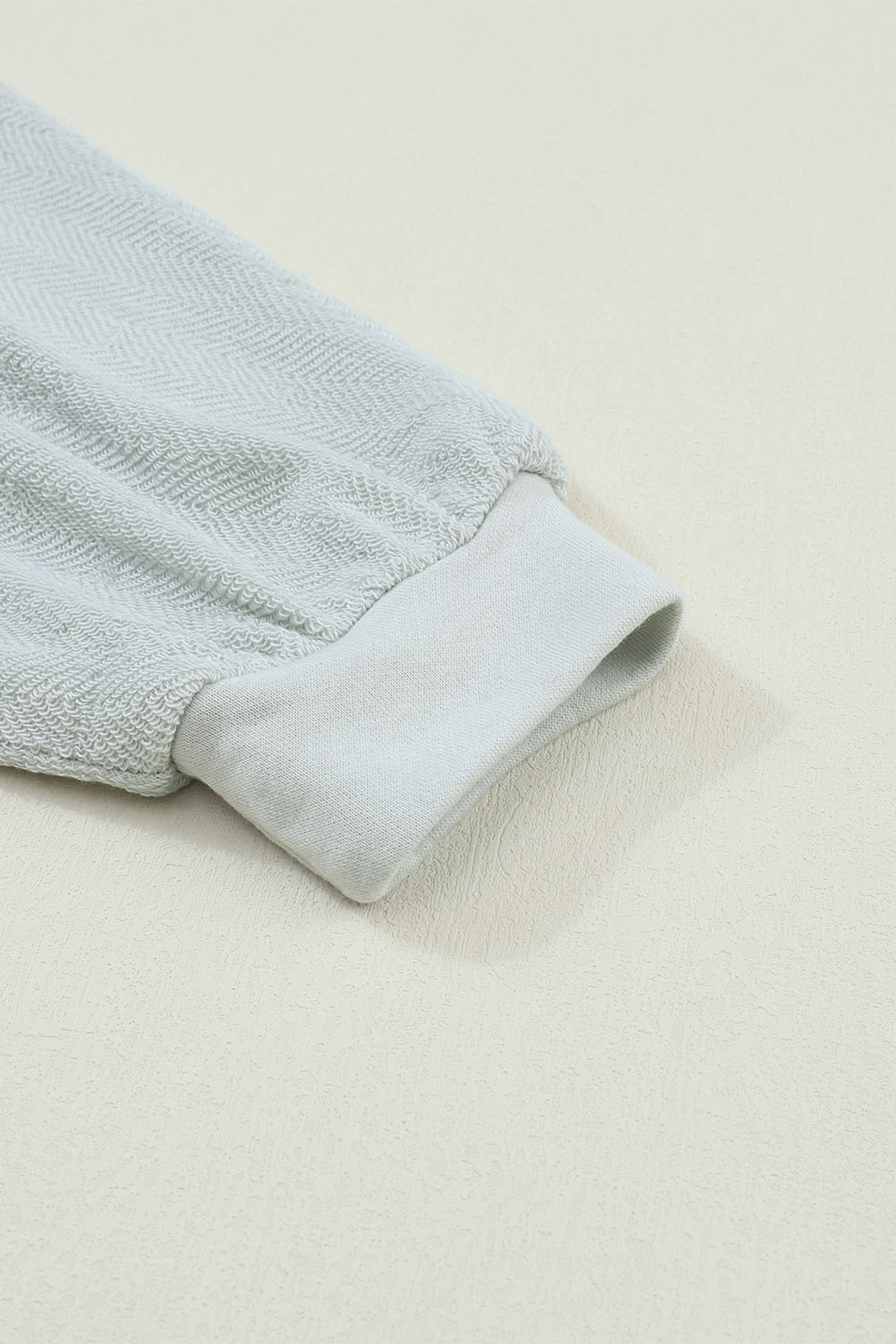 Pink Sequins Candy Cane Round Neck Sweatshirt