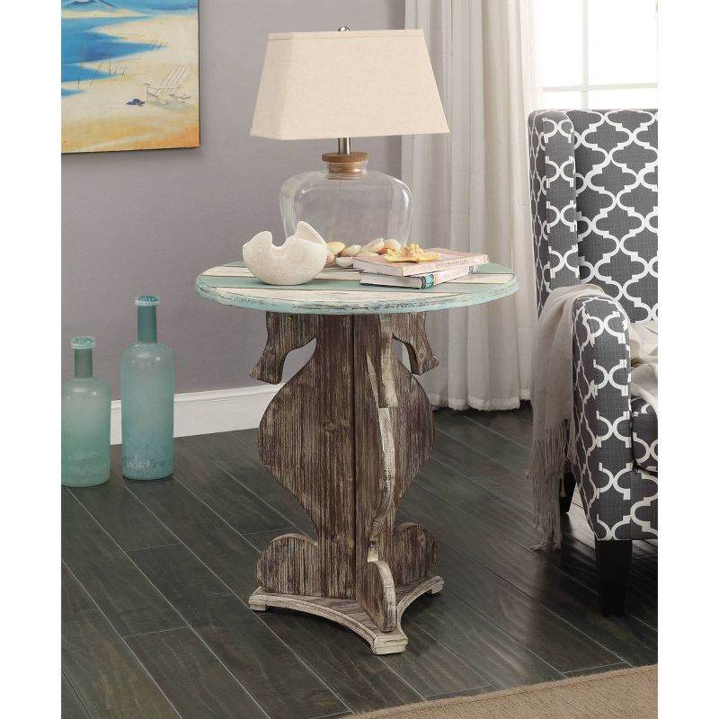 Islander Seahorse Table Brown - Treasure Trove Accents