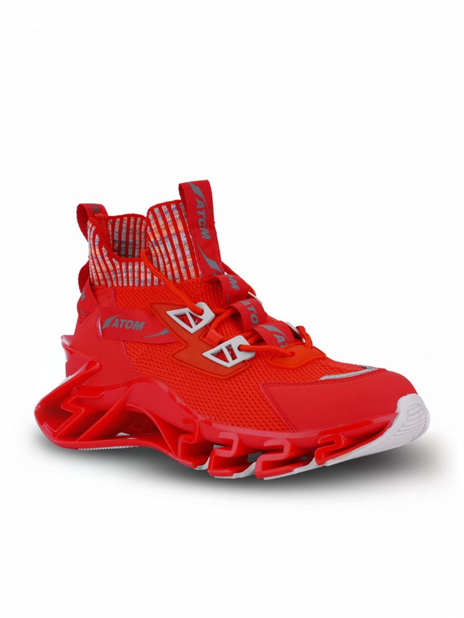 Atom Men's Spring Edge Alpha 2 Red Running Shoes