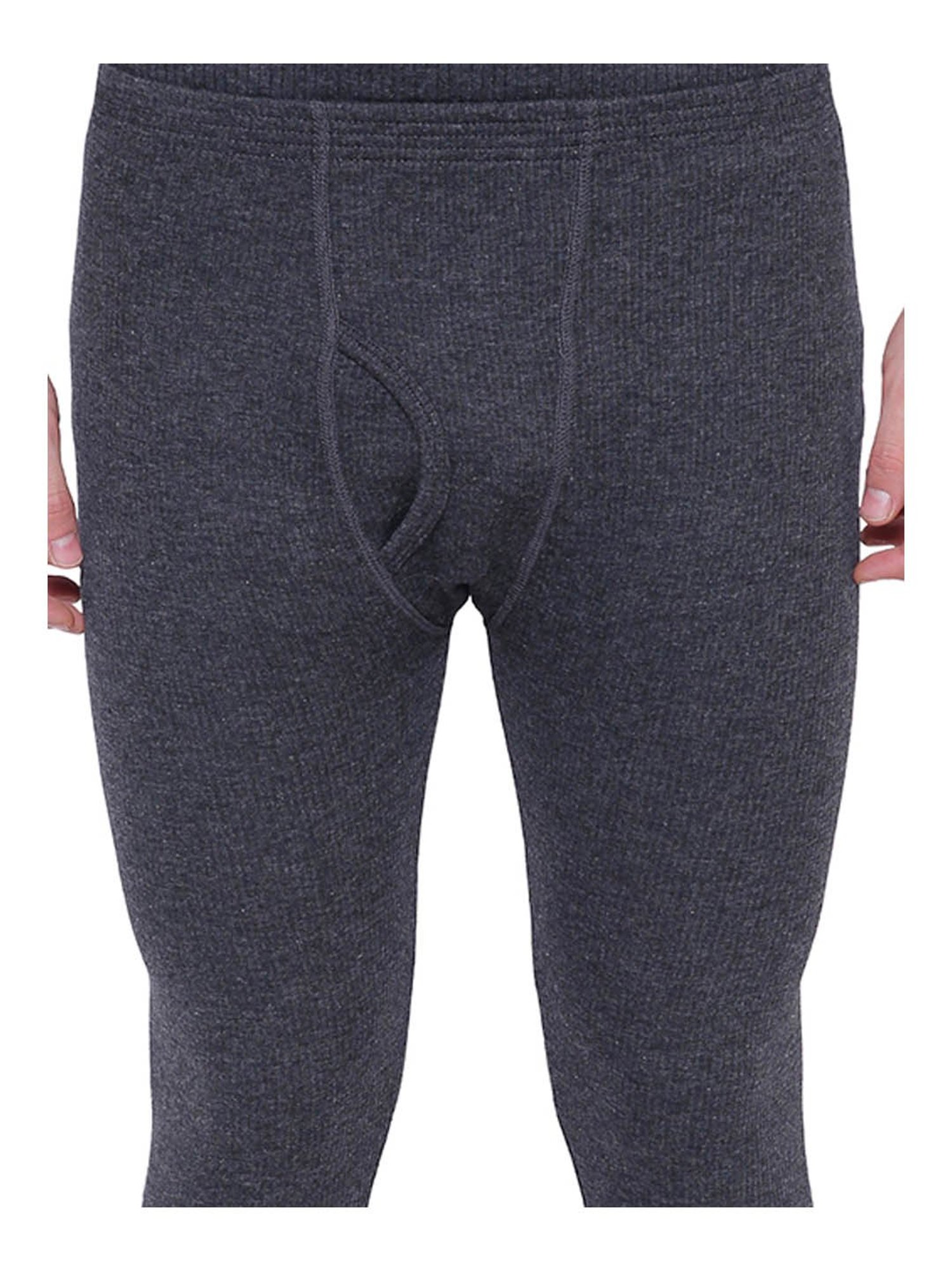 Dyca Grey Melange Regular Fit Thermal Bottom