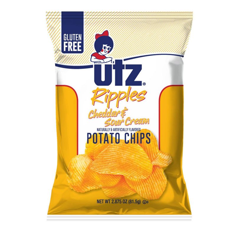 Utz Cheddar & Sour Cream Flavored Potato Chips - 2.875oz