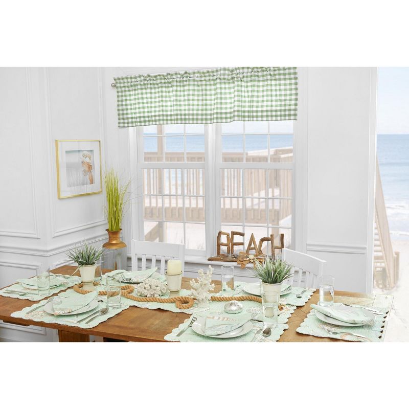 C&F Home Ashford Sage Valance Set of 2