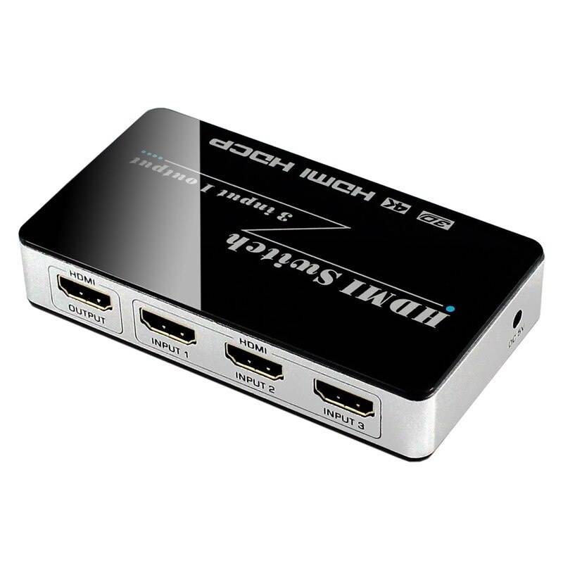 iKKEGOL&reg; Audio Video RCA 3 Port  Way Selector Switcher with AV Cable