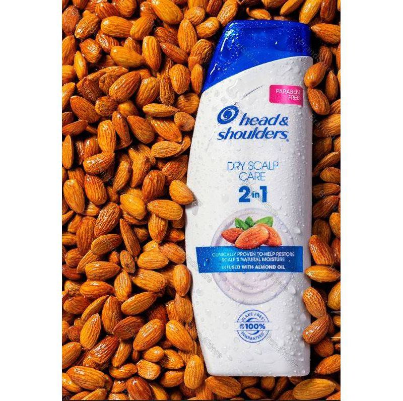 Head and Shoulders Dry Scalp Care with Almond Oil 2-in-1 Anti-Dandruff Paraben Free Shampoo + Conditioner - 23.7 fl oz