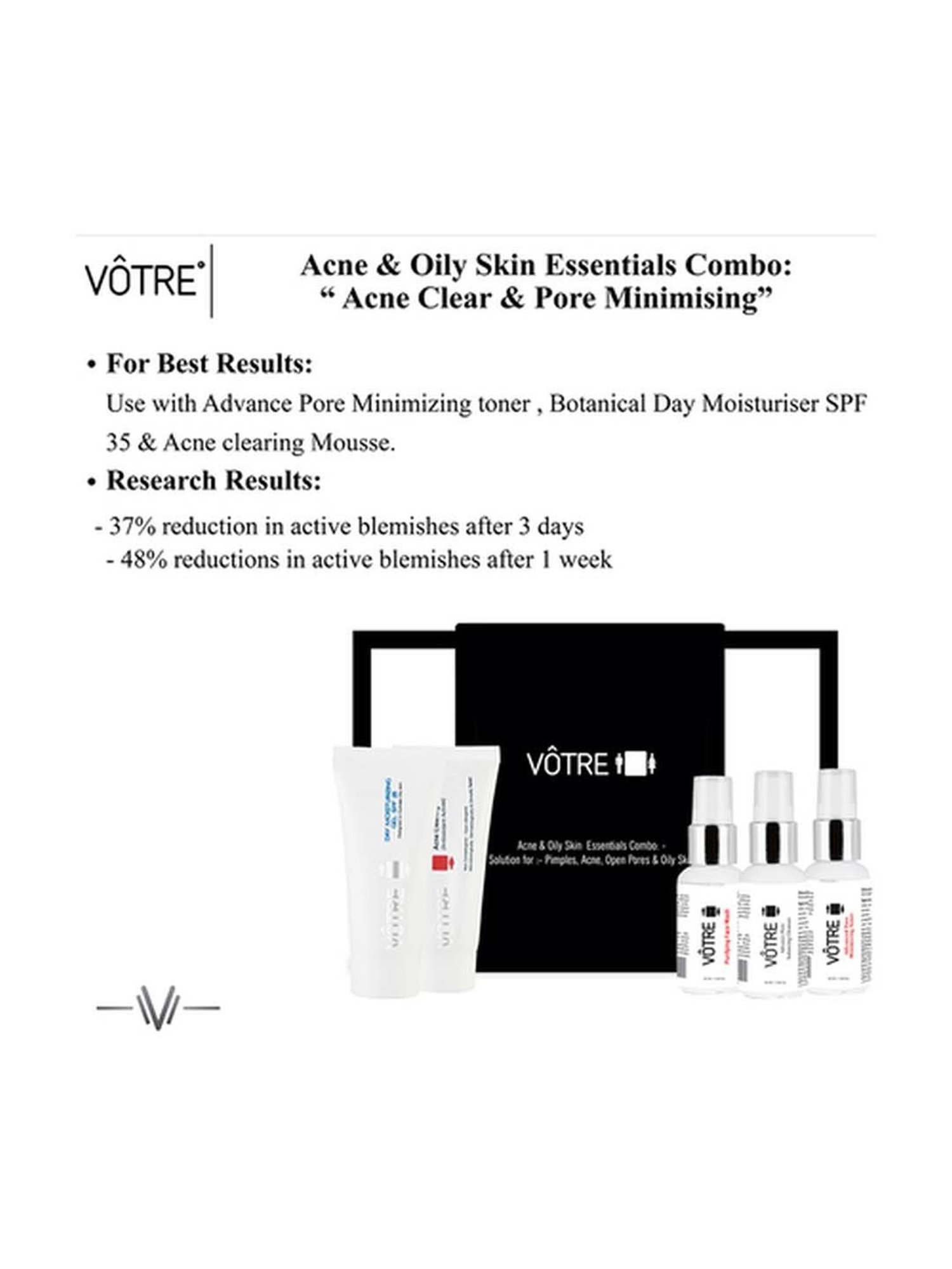 Votre Acne & Oily Skin Essential Combo Solution