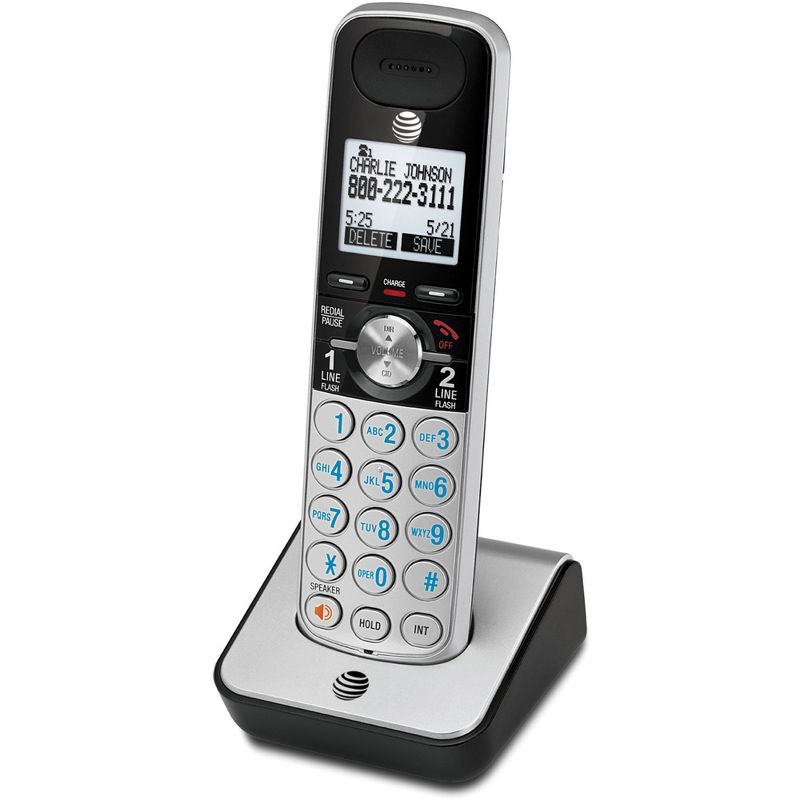 VTech CS6949-2 DECT 6.0 Standard Phone - Silver, Black - Cordless - 1 x Phone Line - 2 x Handset - Speakerphone - Answering Machine