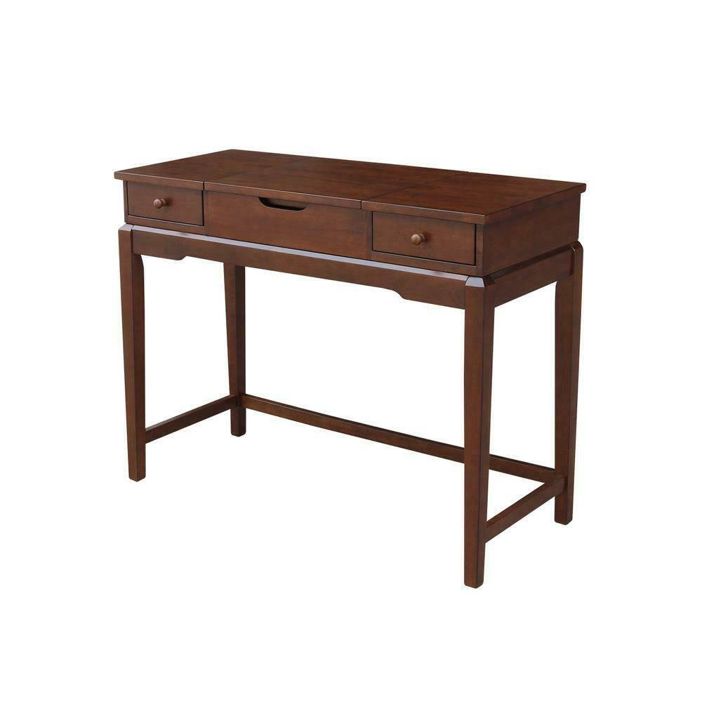 International Concepts DT581-2 31.5 x 40.2 x 17.1 in. Vanity Table, Espresso