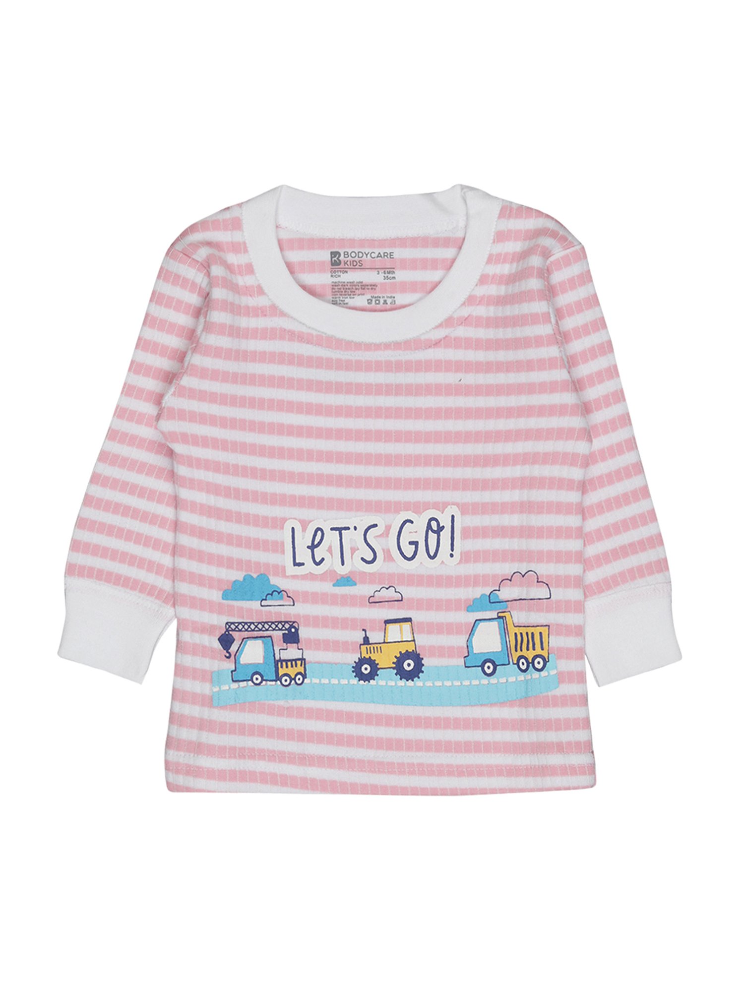 Bodycare Kids Assorted Striped Full Sleeves T-Shirt with Pants