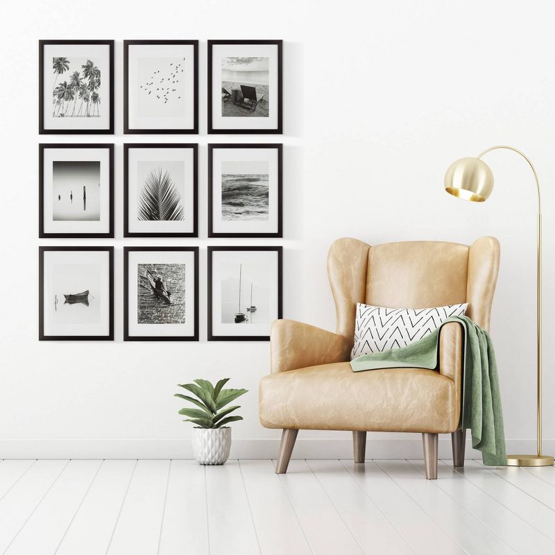 (Set of 9) 11" x 14" Gallery Grid Kit Black - Instapoints