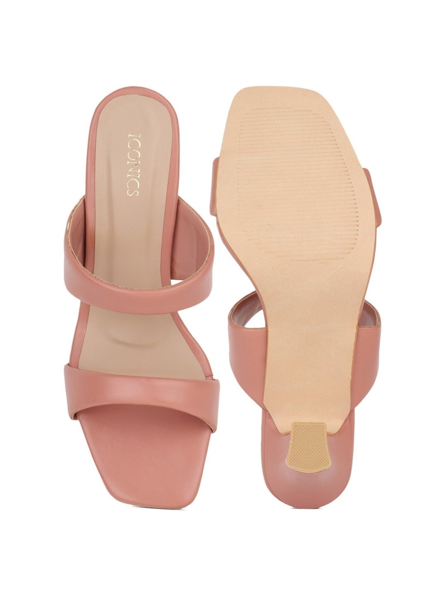 Iconics Women's Peach Casual Sandals