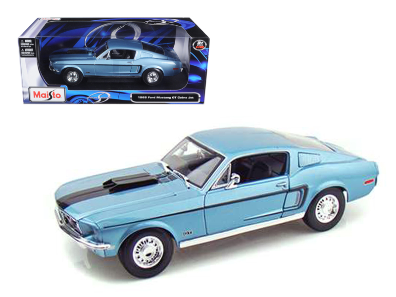 1978 Ford Mustang II King Cobra Dark Brown Metallic with Orange and Gold Hood Stripes 1/18 Diecast Model Car by Greenlight