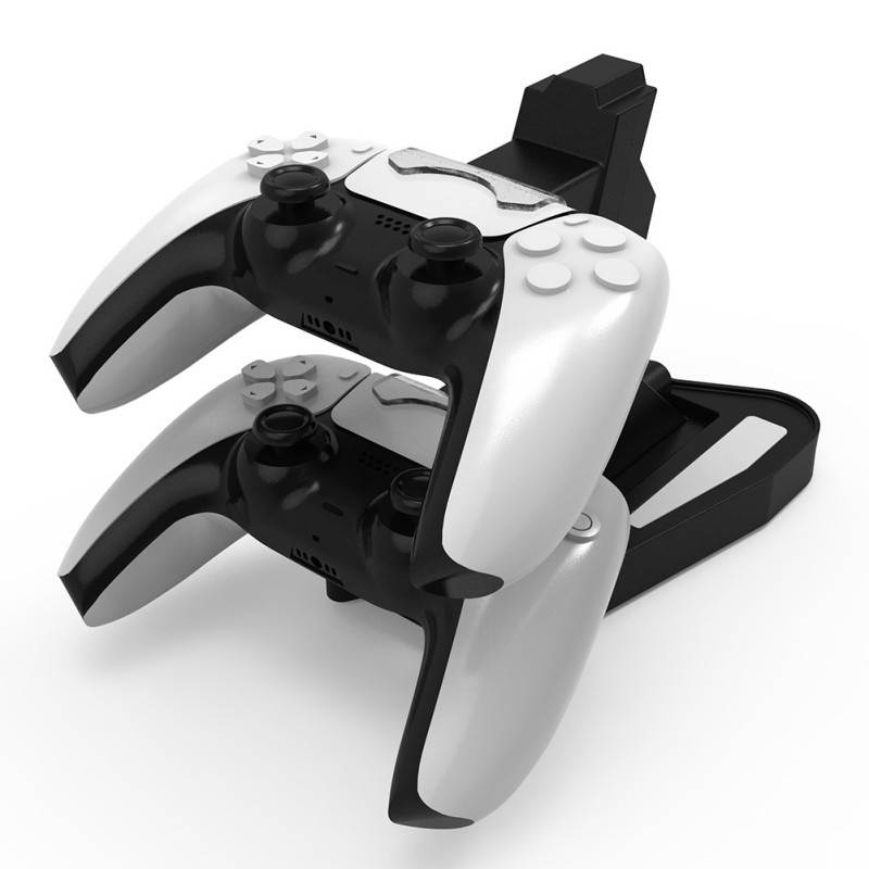Type-C USB Dual Charger Dock Station Charging Stand for Sony Playstation 5 PS5 DualSense Controllers