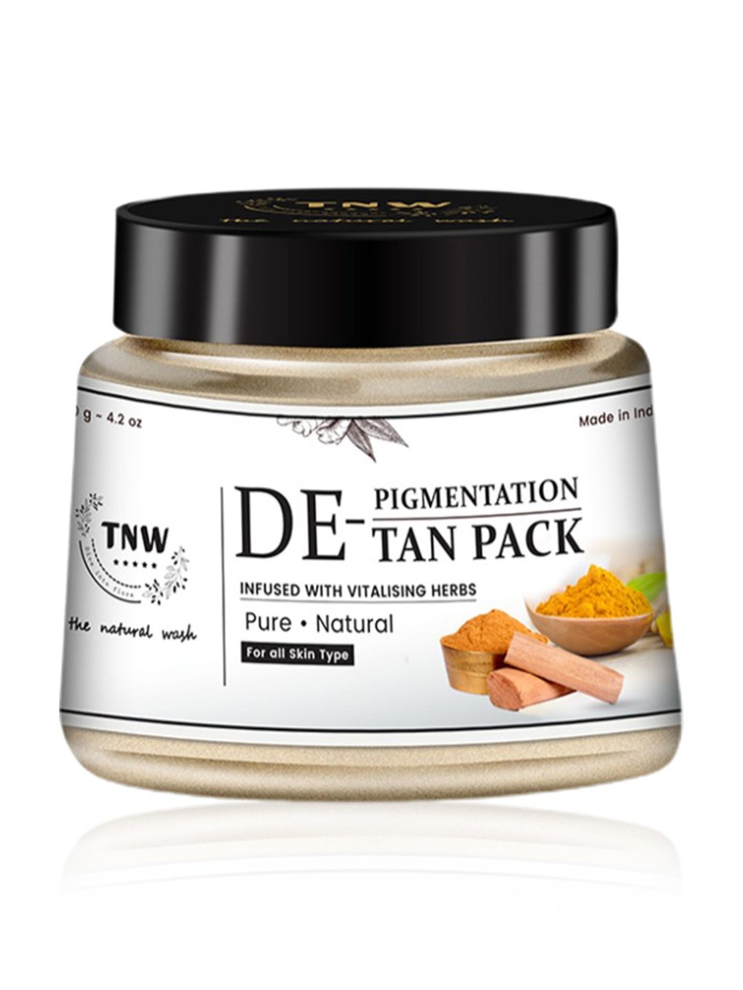 TNW-The Natural Wash De-Pigmentation & De-Tan Pack - 120 gm