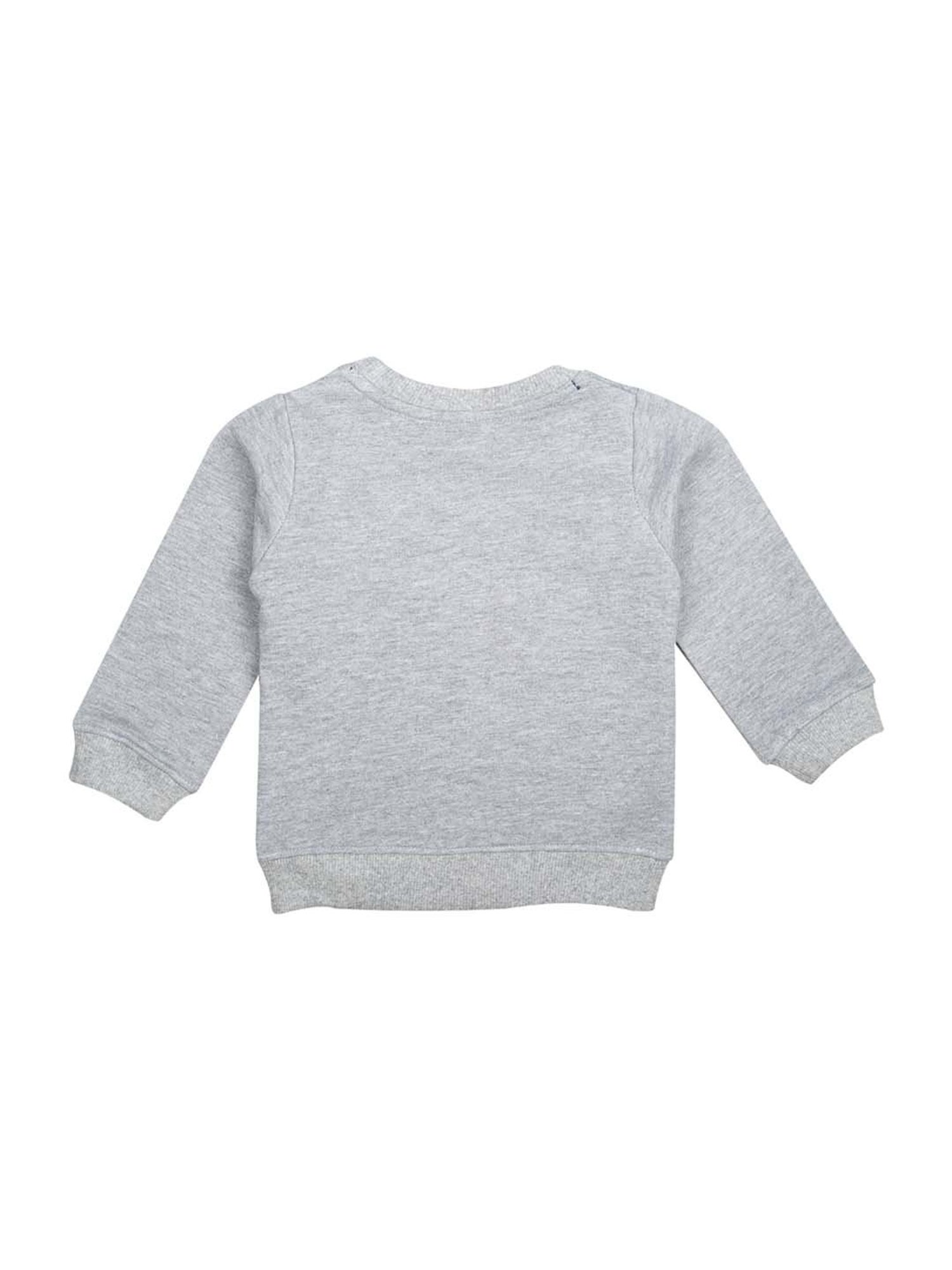 Mee Mee Kids Grey Embroidered T-Shirt