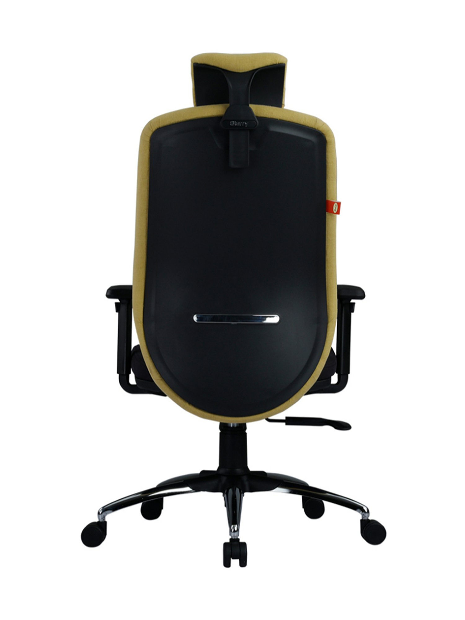 Durian Starry Blue & Black Fabric & Chrome High Back Executive Chair