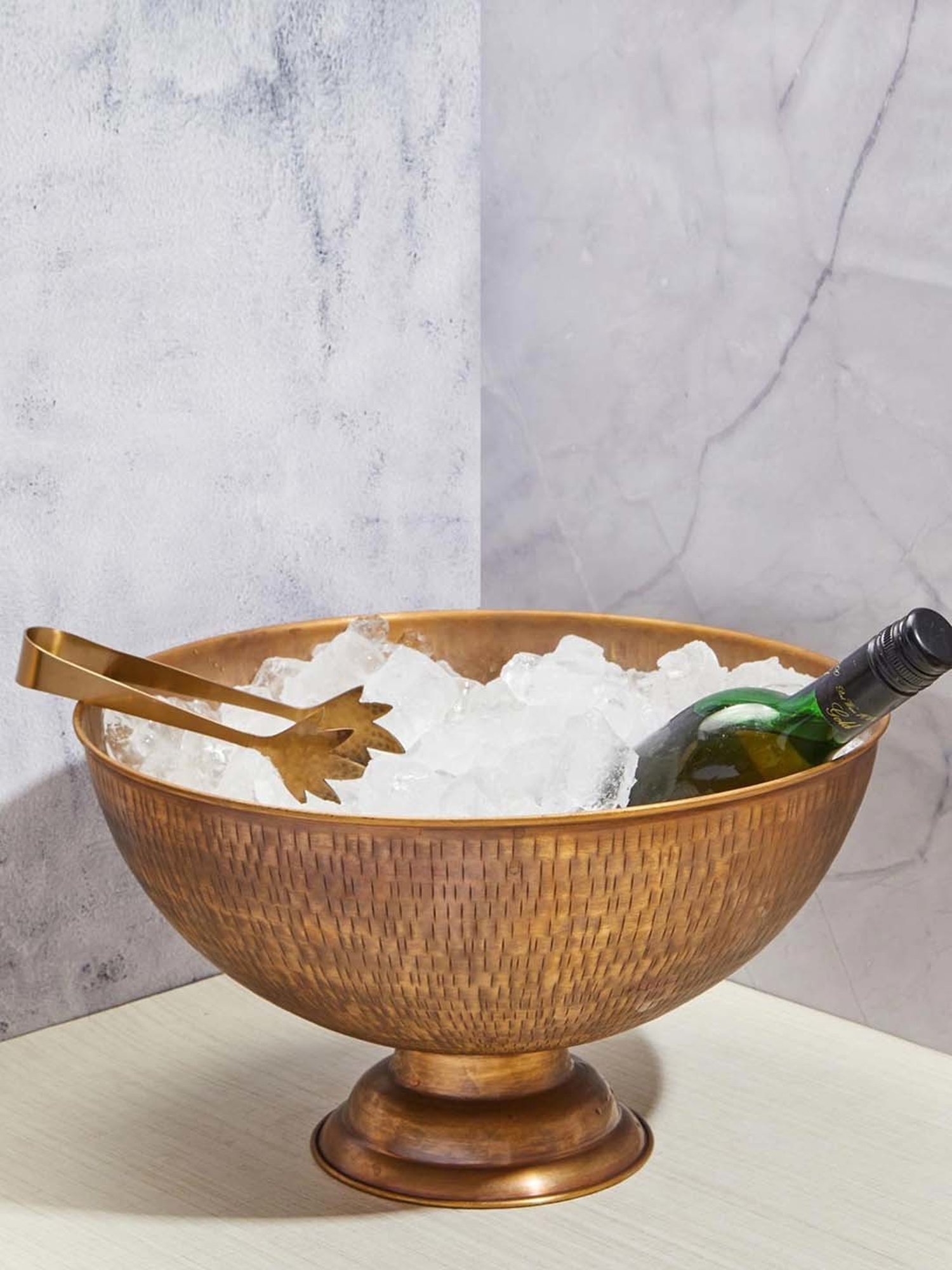 FnS White Stainless Steel 5-Piece Bar Set