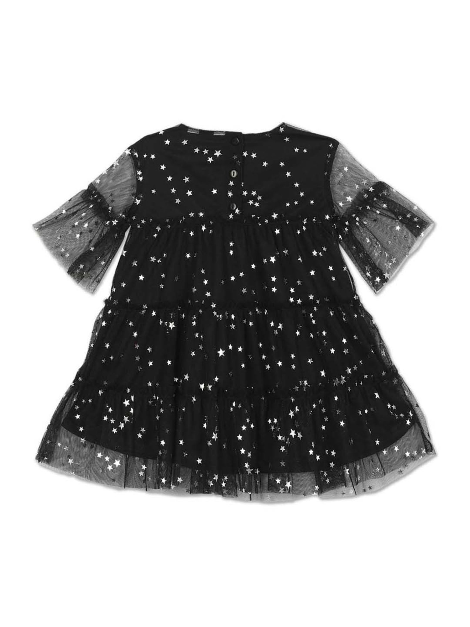 U.S. Polo Assn. Kids Black Embellished Dress