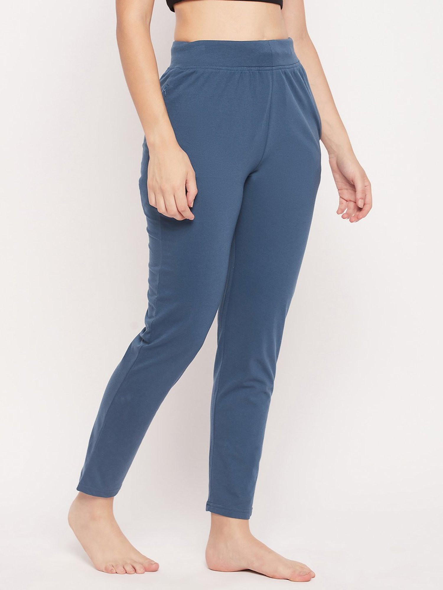 Okane Blue Mid Rise Lounge Pants