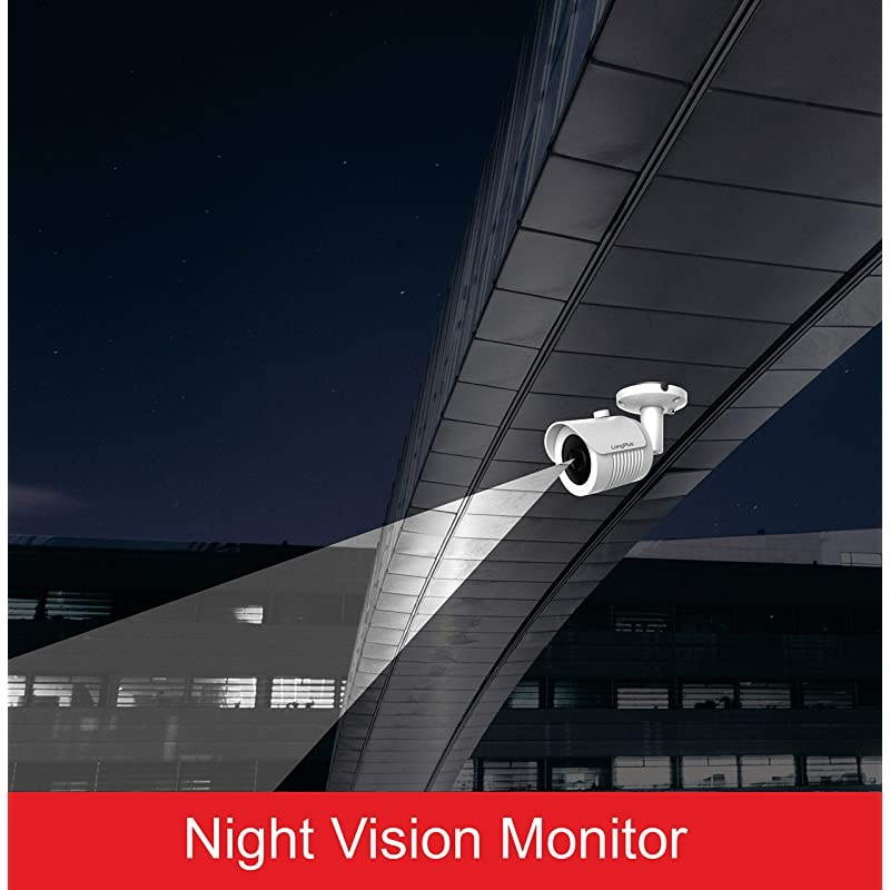 HDTVI 5MP 4in1 CCTV Home Surveillance IP66 Weatherproof IR Cut Bullet Security Camera White LPHDC5MBM